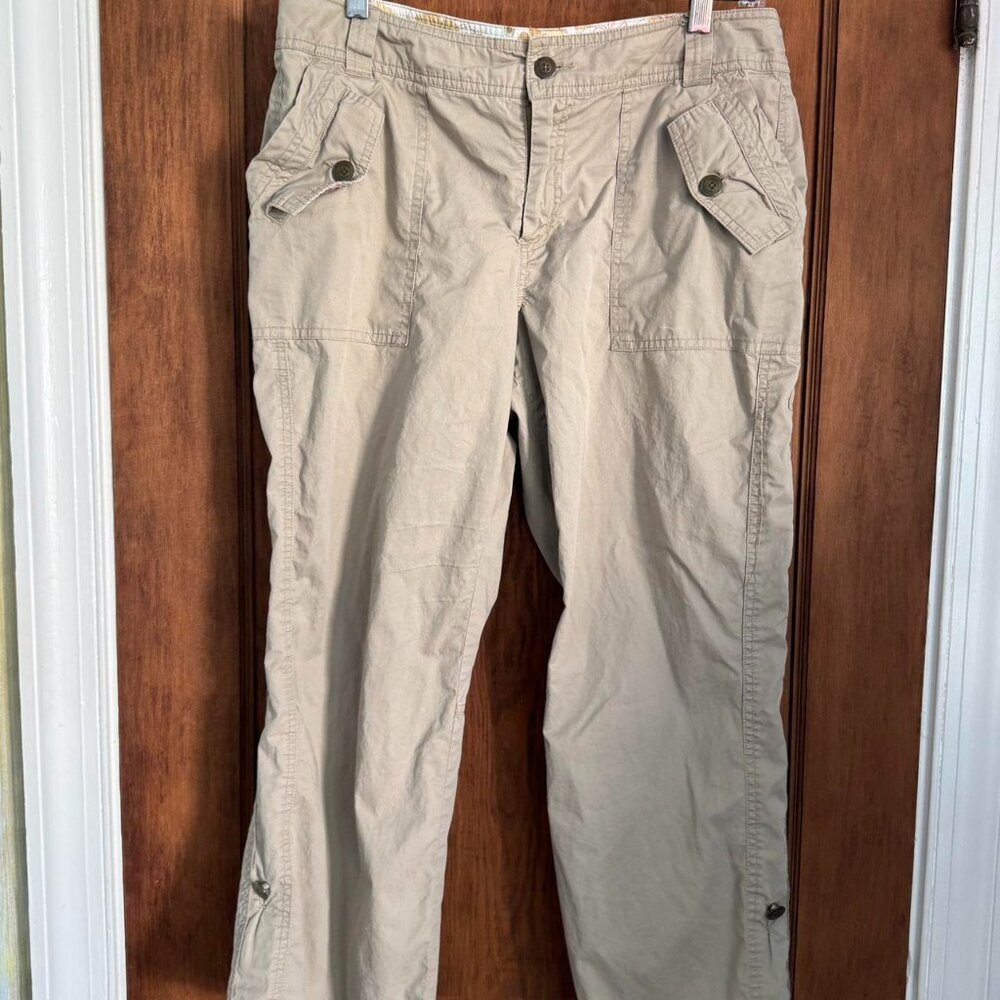 First in Fashion Women's Cargo Pants Cotton Size 8